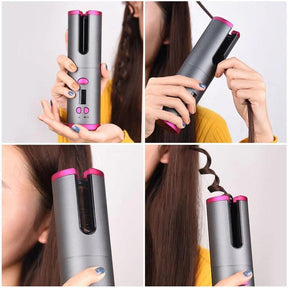 Modelador de Cabelo Automático sem Fio com Cerâmica Embutida